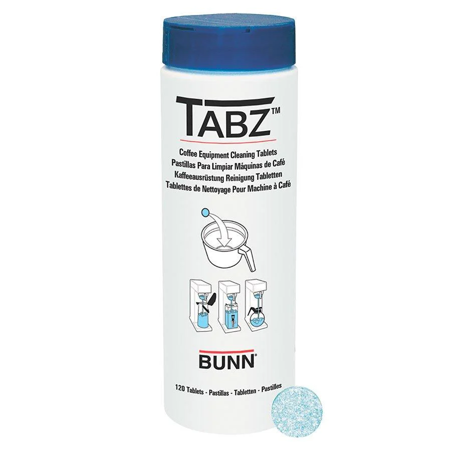 BUNN CLEANER, BREWER TABZ