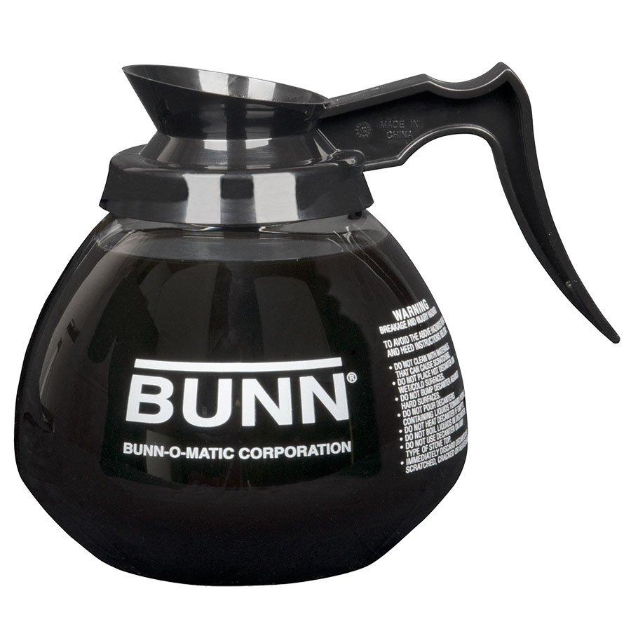 BUNN DECANTER,GLASS-BLK(12CUP)