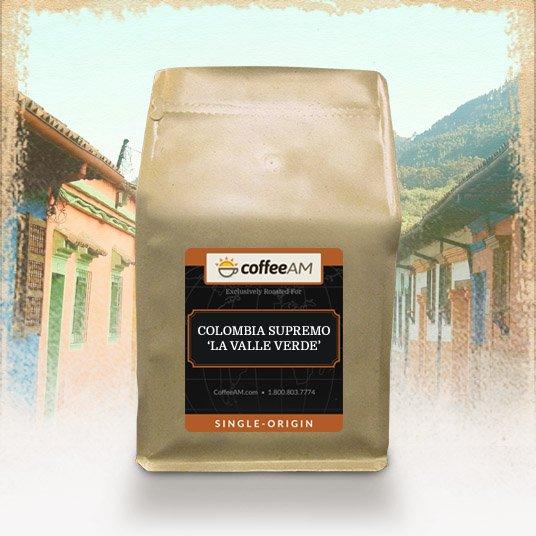 Decaf Colombia Supremo 'La Valle Verde' Coffee