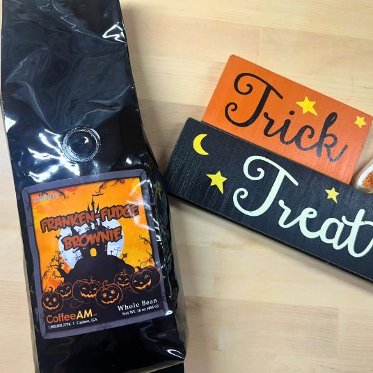 Franken-Fudge Brownie Flavored Coffee (Halloween Theme) - Image 2
