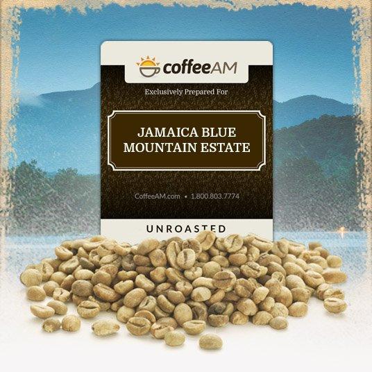 100% Jamaican Blue Mountain Estate Green Coffee