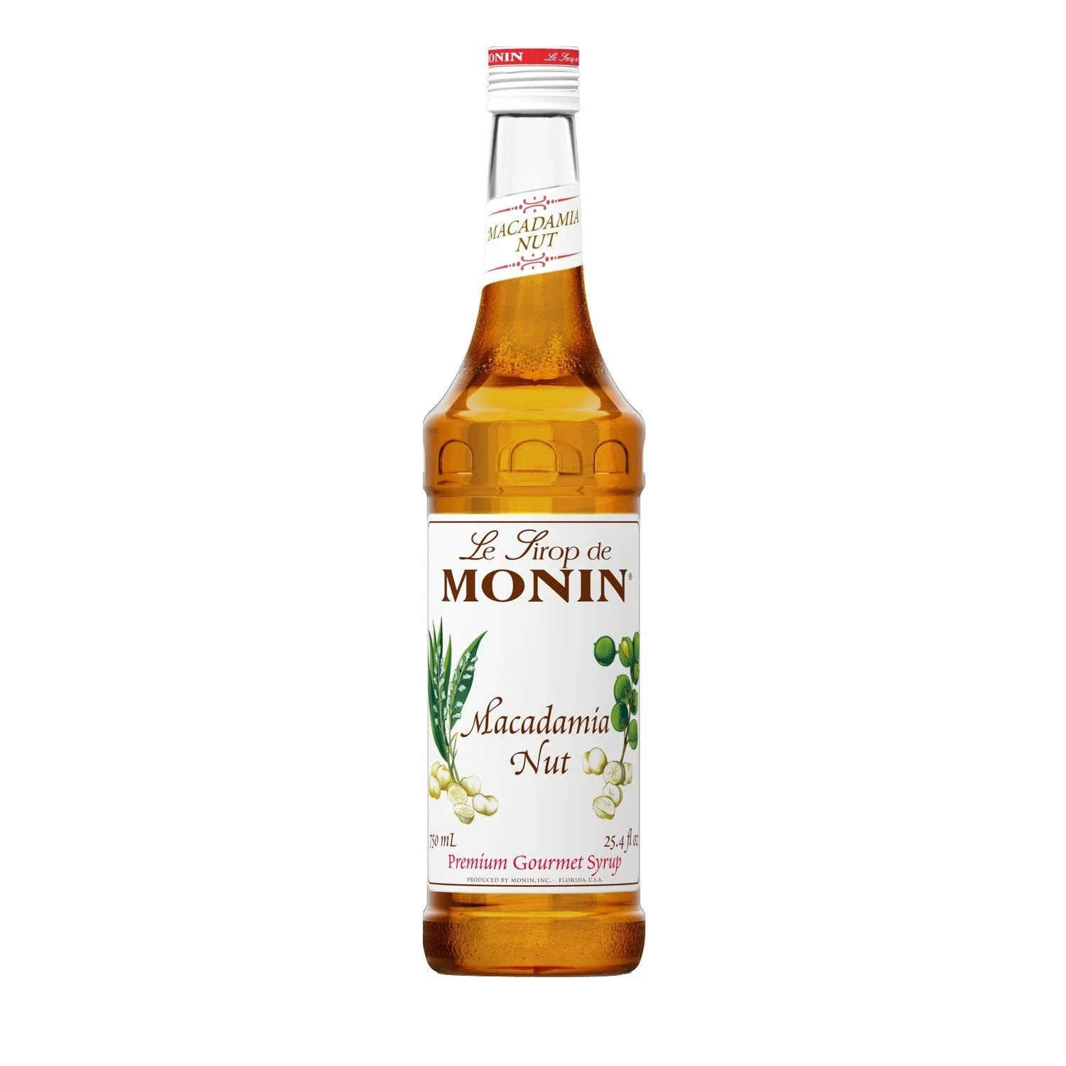 Monin Macadamia Nut Coffee Syrup, 750 ml