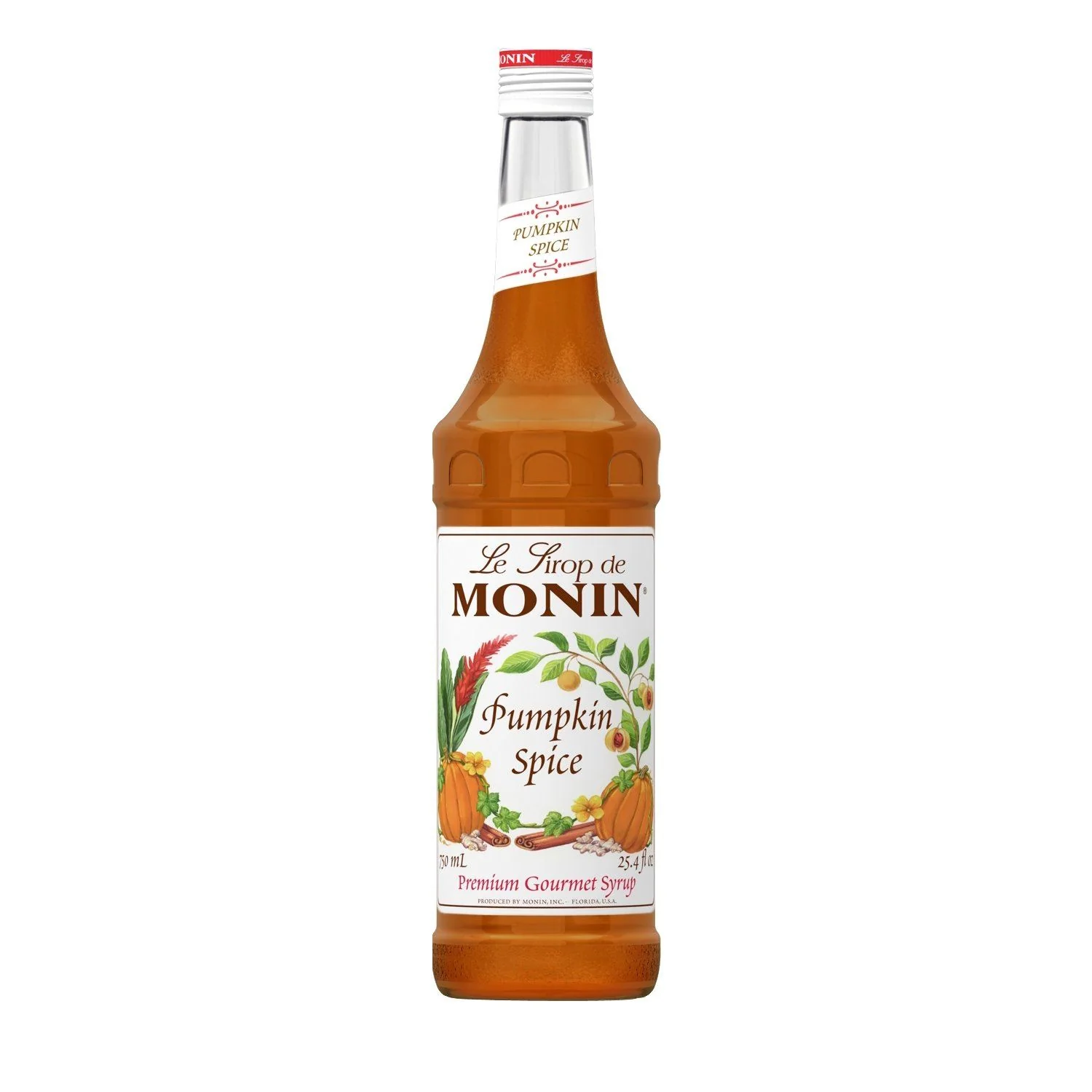 Monin Pumpkin Spice Coffee Syrup, 750 ml